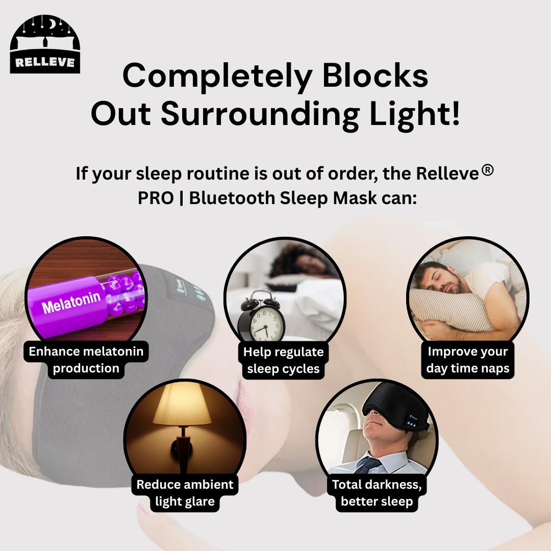 Relleve® PRO | Bluetooth Sleep Mask