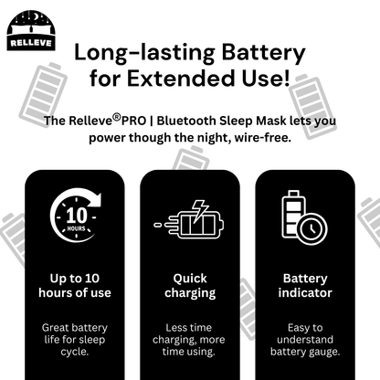 Relleve® PRO | Bluetooth Sleep Mask