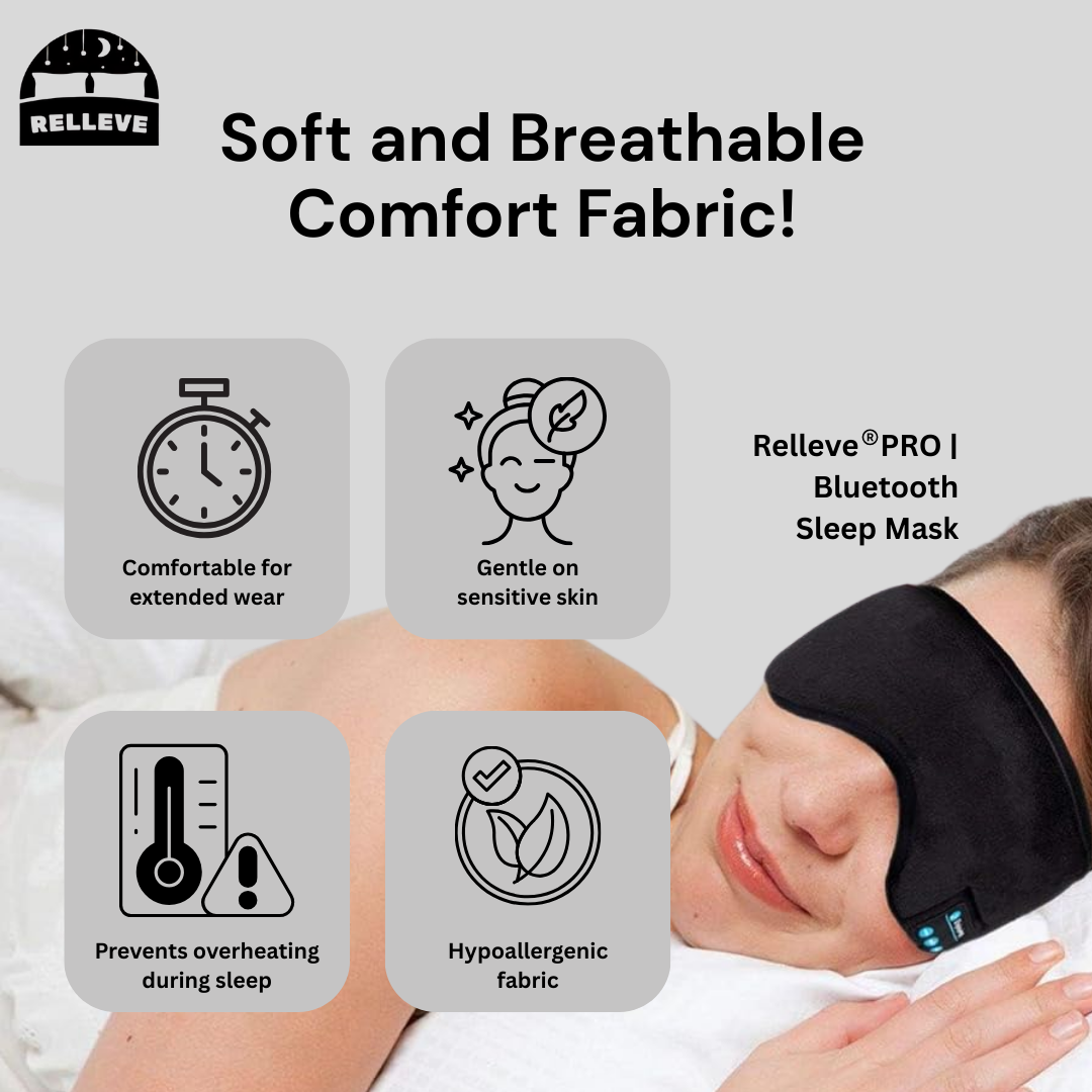 Relleve® PRO | Bluetooth Sleep Mask
